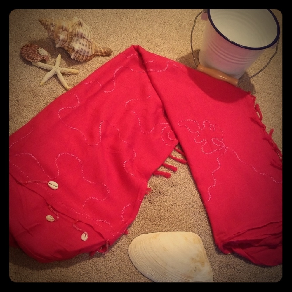 Hot pink sarong